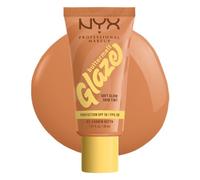 NYX Professional Makeup Foundation for All Skin Types, with Shea Butter, Mango Butter and Niacinamide, SPF 30 Against UVA and UVB Rays, Buttermelt Glaze, Colour: 03 Cashew Butta