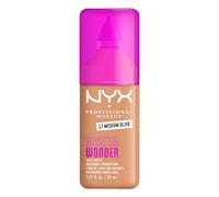 NYX Professional Makeup Foundation Make 'EM Wonder Shade: 17 Medium Olive | Up to 24 Hour Soft Matte Foundation, Undetectable Finish, Waterproof, Sweat and Transfer Resistant, Undetectable Finish