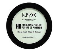 NYX Professional Makeup High Definition Finishing Powder, Pressed Powder, Skin Perfecting, Matte Finish, Oil Absorbing, Vegan Formula, Shade: Mint Green