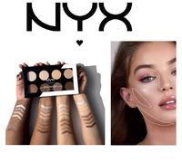 NYX Professional Makeup Highlight & Contour PRO Contouring palette 8x2,7 g