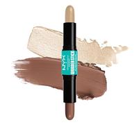 NYX Professional Makeup Highlight & Contour Stick, Wonder Dual-Ended Contour Stick, Shape, Brighten & Blend, Highly Pigmented, Cruelty Free & Vegan Formula, Ultra Creamy, Shade Universal Light
