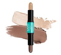 NYX Professional Makeup Highlight & Contour Stick, Wonder Dual-Ended Contour Stick, Shape, Brighten & Blend, Highly Pigmented, Cruelty Free & Vegan Formula, Ultra Creamy, Shade Fair