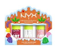 NYX Professional Makeup Holiday Fat Oil Trio Kit Giftset, Lip Gloss with 3 High-Shine Shades, Up to 12HR Intense Hydration & Non-Sticky Finish for Soft, Shiny Lips Vegan, Cruelty-Free, Gift-Ready