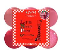 NYX Professional Makeup Home Alone Butter Gloss Pinks/Reds, Limited Edition, Non-Sticky, Shiny Finish, Pink & Red Shades, 6-Piece Set