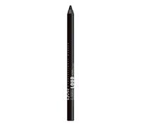 NYX PROFESSIONAL MAKEUP Line Loud Lip Liner, Longwear and Pigmented Lip Pencil with Jojoba Oil & Vitamin E - Evil Genius (Black)