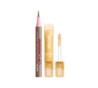 NYX Professional Makeup Lip Bundle, Jelly Job Peptide Infused Jelly Gloss in Glow Job + NYX Professional Makeup Lip Lingerie Lip Liner Stain Seamless All Day Stain Waterproof in Lip Lock