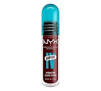 NYX Professional Makeup Lip Gloss and Lip Stain, Lip IV Hydrating Gloss Stain, Up to 12 Hour Hydration, High Pigment, Wet Shine Finish, Shade: Water 'Bout Wine?