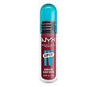NYX Professional Makeup Lip Gloss and Lip Stain, Lip IV Hydrating Gloss Stain, Up to 12 Hour Hydration, High Pigment, Wet Shine Finish, Shade: Bubblegum Burst
