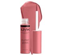 NYX Professional Makeup Lip Gloss, Butter Gloss, Non-sticky formula, Easy Application, Leaves Your Lips Feeling Silky Smooth, Glossy Finish, Shade Crème Tiramiu, 8ml