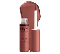 NYX Professional Makeup Lip Gloss, Butter Gloss, Non-sticky formula, Easy Application, Leaves Your Lips Feeling Silky Smooth, Glossy Finish, Shade Praline, 8ml