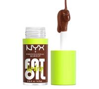 NYX Professional Makeup Lip Gloss, Fat Oil Lip Drip Clear Lip Gloss, Lip Oil, Up to 12 Hour Hydration, Non-Sticky Texture and High Shine Finish, Shade: Livin The Cream