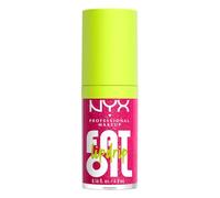 NYX Professional Makeup Lip Gloss, High Shine, Non-Sticky FInish, 12 Hours Hydrating, Fat Applicator, With Squalane, Raspberry and Cloudberry Oils, Fat Oil Lip Drip, Shade: Supermodel