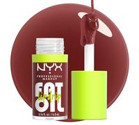 NYX Professional Makeup Lip Gloss, High Shine, Non-Sticky Finish, 12 Hours Hydrating, Fat Applicator, With Squalane, Raspberry and Cloudberry Oils, Fat Oil Lip Drip, Shade: Sprinkle Sprinkle