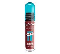 NYX Professional Makeup Lip Gloss and Lip Stain, Lip IV Hydrating Gloss Stain, Up to 12 Hour Hydration, High Pigment, Wet Shine Finish, Shade: Drippin' In Rose