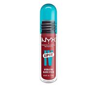 NYX Professional Makeup Lip IV Hydrating Gloss Stain, Lip Gloss, Up to 12HR Hydration, High Pigment, Wet Shine Finish, Bubblegum Burst