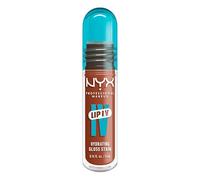 NYX Professional Makeup Lip IV Hydrating Gloss Stain, Lip Gloss, Up to 12HR Hydration, High Pigment, Wet Shine Finish, Caramel Drip