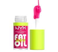 NYX Professional Makeup Lip Oil, Fat Oil Lip Drip, High Shine Tinted Gloss, 12hr Hydrating Lip Treatment with Squalane, Non-Sticky, Vegan, Shade: Supermodel