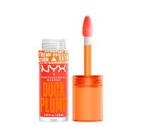 NYX Professional Makeup Lip Plumping Gloss, Intense Colour and High Pigmentation, With Extreme High Shine Finish, Infused with Spicy Ginger, Vegan Formula, Duck Plump, Peach Out
