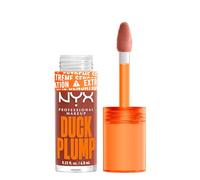 NYX Professional Makeup Lip Plumping Gloss, Intense Colour and High Pigmentation, With Extreme High Shine Finish, Infused with Spicy Ginger, Vegan Formula, Duck Plump, Brown Of Applause