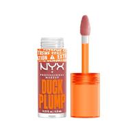 NYX Professional Makeup Lip Plumping Gloss, Intense Colour and High Pigmentation, With Extreme High Shine Finish, Infused with Spicy Ginger, Vegan Formula, Duck Plump, Nude Swings