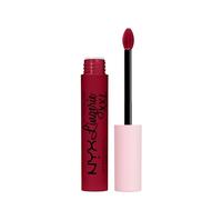 NYX Professional Makeup Liquid Lipstick Lip Lingerie XXL Matte, Sizzlin' | Long Lasting Matte Liquid Lipstick, Fuller Looking Lips, Liquid Shapewear For Your Lips, Vegan
