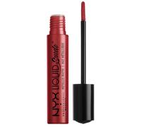 NYX PROFESSIONAL MAKEUP Liquid Suede Metallic Matte Lipstick - Acme (Strawberry Red)
