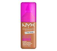 NYX Professional Makeup Make 'EM Wonder, 24H Soft Matte Foundation, Undetectable Finish, - True Caramel