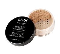 NYX Professional Makeup Mineral Finishing Powder, Loose Format, Matte Finish, Oil Absorbing, Vegan Formula, Shade: Medium/Dark