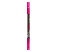 NYX Professional Makeup Powder Louder Brow Pencil, Buildable Shades, Up to 12 Hours of Wear, Transfer and Fade Resistant, With Thickening Micro-Fibres, Vegan Formula, Shade: Deep Brown