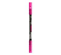 NYX Professional Makeup Powder Louder Brow Pencil, Buildable Shades, Up to 12 Hours of Wear, Transfer and Fade Resistant, With Thickening Micro-Fibres, Vegan Formula, Shade: Black