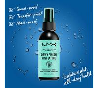 NYX Professional Makeup Makeup Setting Spray Dewy setting spray 02 Dewy Finish / Long Lasting 60 ml