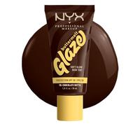 NYX Professional Makeup Buttermelt Glaze Soft Glow Skin Tint + SPF/FPS 30 Foundation (Various Shades) - Chocolate