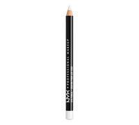 NYX Professional Makeup Slim Eye Pencil, Creamy Long-Wearing Eyeliner with Bleed-Resistant Formula, Precise Sharpenable Tip for Defined Eye Looks, Shade: 906 White