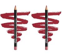 NYX Professional Makeup Slim Lip Pencil 812 Plum (Pack of 2)
