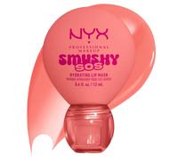 NYX Professional Makeup Smushy SOS, Hydrating Lip Mask, Upto 12HR Hydration, Glossy Shine, Infused with Hyaluronic Acid, Vegan & Cruelty Free, Peach Pamper