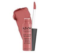 NYX Professional Makeup Soft Matte Lip Cream, Creamy and Matte Finish, Highly Pigmented Colour, Long Lasting, Vegan Formula, Shade: Shanghai