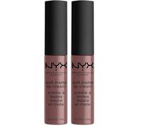 NYX Professional Makeup Soft Matte Lip Cream with Creamy Whipped Texture & Matte Finish, Highly Pigmented Colour, Long Lasting, Vegan Formula, Shade: Toulouse (Pack of 2)