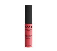 NYX PROFESSIONAL MAKEUP Soft Matte Metallic Lip Cream Liquid Lipstick - Manila (Coral With Pink Undertone)