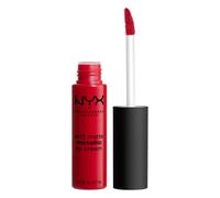 NYX PROFESSIONAL MAKEUP Soft Matte Metallic Lip Cream Liquid Lipstick - Monte Carlo (Deep Cranberry Red)