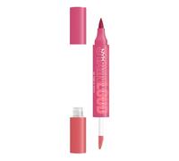 NYX Professional Makeup Stain Loud, Lip Stain & Gloss, All-Day Stain, High Shine Gloss, Lip Combo Stick, Pink N Petty, 1 count