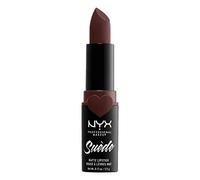 NYX Professional Makeup Suede Matte Lipstick, Ultra-Soft and Lightweight Powdery-Matte Formula Inspired by Suede Matte Lip Liners for a Plush High-Pigment Look, Shade: Cold Brew