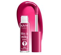 NYX PROFESSIONAL MAKEUP This Is Milky Gloss Lip Gloss with 12 Hour Hydration Vegan - Malt Shake (Warm Red)