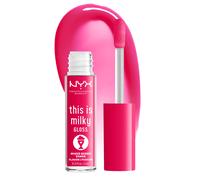 NYX PROFESSIONAL MAKEUP This Is Milky Gloss Lip Gloss with 12 Hour Hydration Vegan - Mixed Berry Shake (Raspberry)