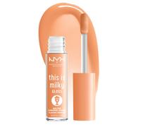 NYX PROFESSIONAL MAKEUP This Is Milky Gloss Lip Gloss with 12 Hour Hydration Vegan - Salted Caramel Shake Caramel