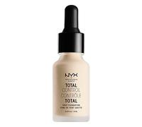 NYX Professional Makeup Total Control Drop Foundation, Precise Dosage, Buildable Coverage, Long Lasting, Vegan Formula, Matte Finish, Shade: Pale