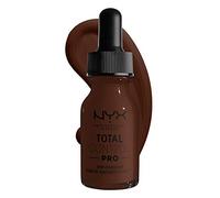 NYX Professional Makeup Total Control Pro Drop Foundation, Precise Dosage, Customised and Buildable Coverage, Vegan Formula, True-to-Skin Finish, 13 ml, Shade: Deep Ebony
