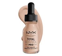 NYX Professional Makeup Total Control Pro Drop Foundation, Precise Dosage, Customised and Buildable Coverage, Vegan Formula, True-to-Skin Finish, 13 ml, Shade: Porcelain