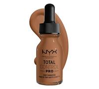 NYX Professional Makeup Total Control Pro Drop Foundation, Precise Dosage, Customised and Buildable Coverage, Vegan Formula, True-to-Skin Finish, 13 ml, Shade: Mahogany
