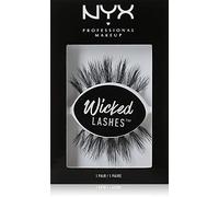 NYX Professional Makeup Wicked Lashes, False Eyelashes with Synthetic Fibres, Single Pair, Reusable, Dramatic Lash Look, Style: Doe Eyes