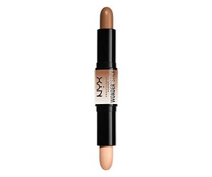 NYX Professional Makeup Wonderstick, Dual-ended, On-the-Go Highlight and Contour Stick, Creamy Texture, Shade: Medium